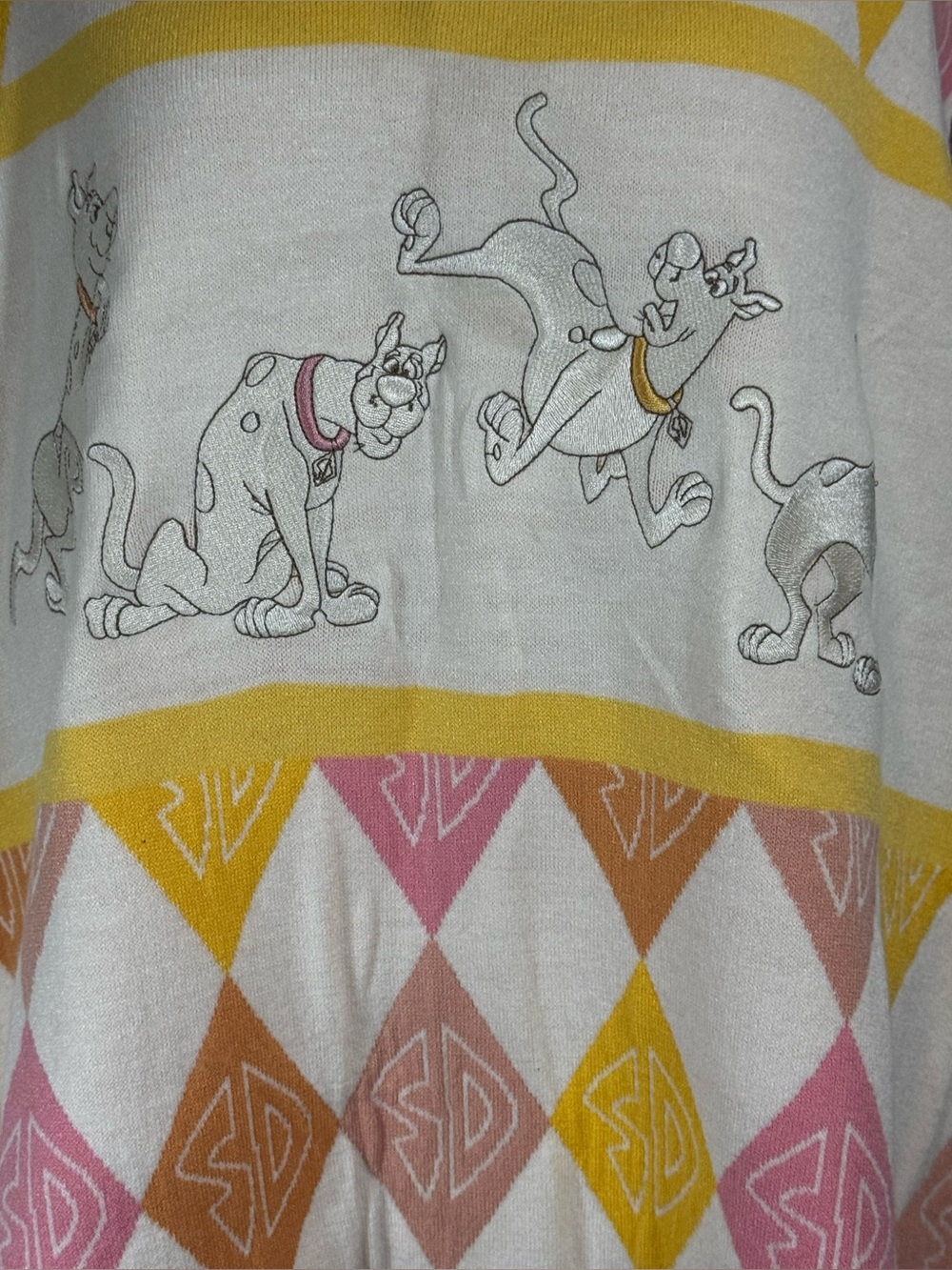 NWT Warner Brothers Scooby Doo argyle sweater vest size 3X - Picture 6 of 11